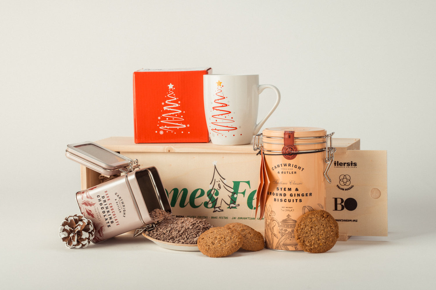 CR15-25 Pack xocolata calenta & ginger biscuits